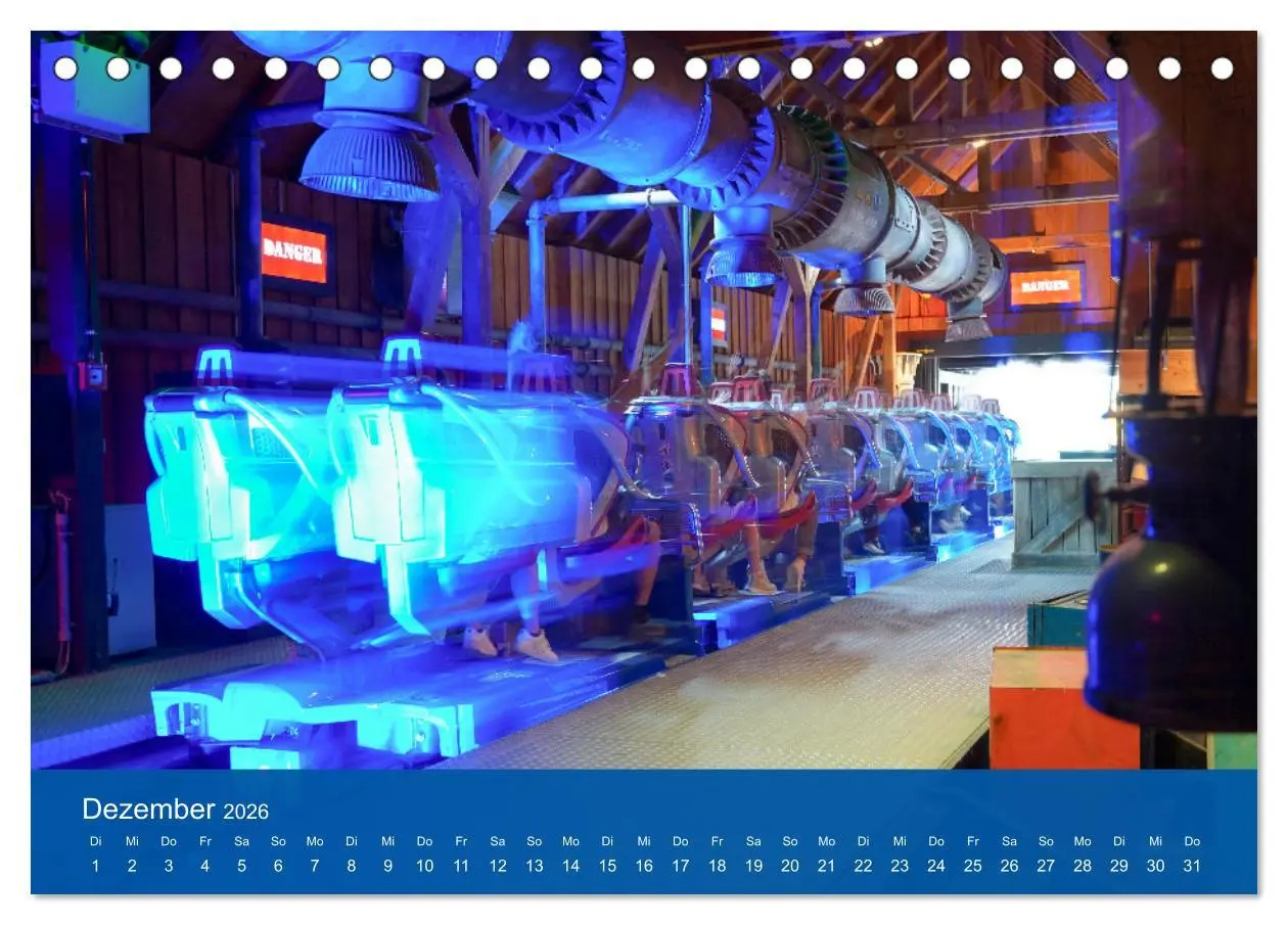 Bild: 9783457251706 | Abenteuer Achterbahn (Tischkalender 2026 DIN A5 quer), CALVENDO...