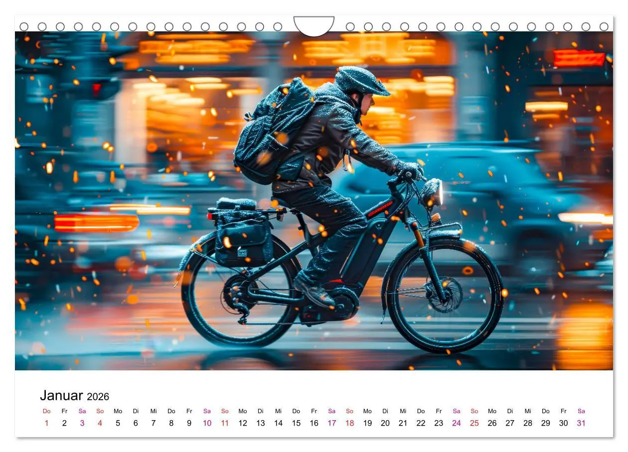 Bild: 9783457321706 | E-Bike einfach cool (Wandkalender 2026 DIN A4 quer), CALVENDO...