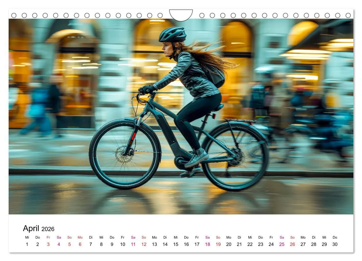 Bild: 9783457321706 | E-Bike einfach cool (Wandkalender 2026 DIN A4 quer), CALVENDO...