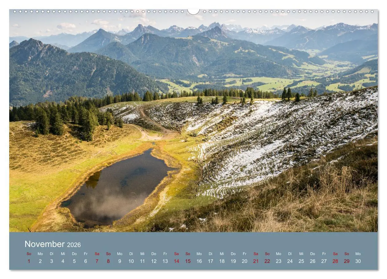 Bild: 9783457941706 | Heimweh Allgäu 2026 (Wandkalender 2026 DIN A2 quer), CALVENDO...