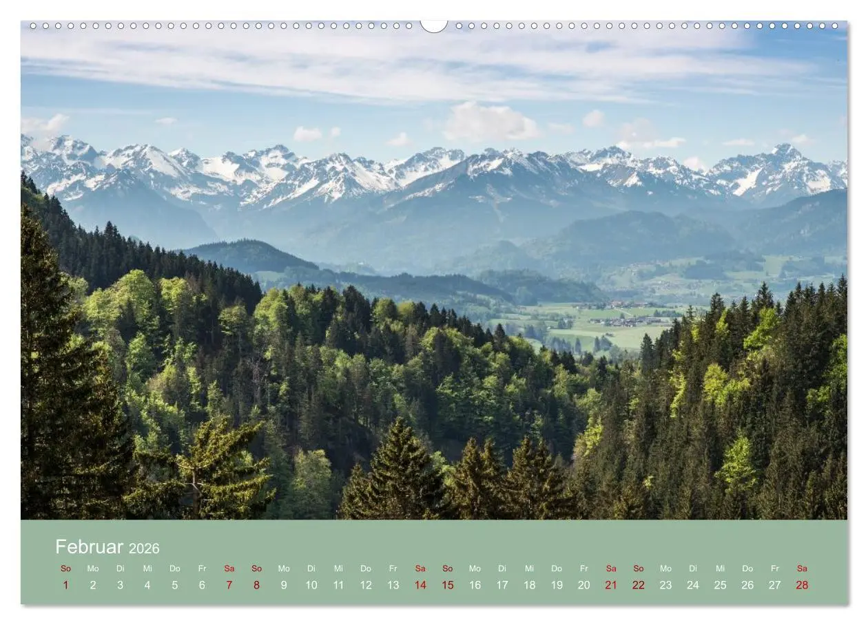 Bild: 9783457941706 | Heimweh Allgäu 2026 (Wandkalender 2026 DIN A2 quer), CALVENDO...