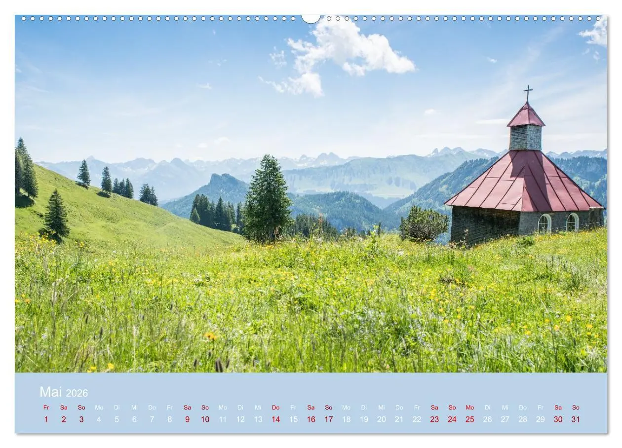 Bild: 9783457941706 | Heimweh Allgäu 2026 (Wandkalender 2026 DIN A2 quer), CALVENDO...