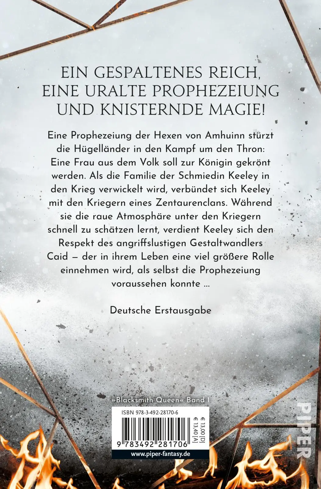 Rückseite: 9783492281706 | Blacksmith Queen | G. A. Aiken | Taschenbuch | Blacksmith Queen | 2020