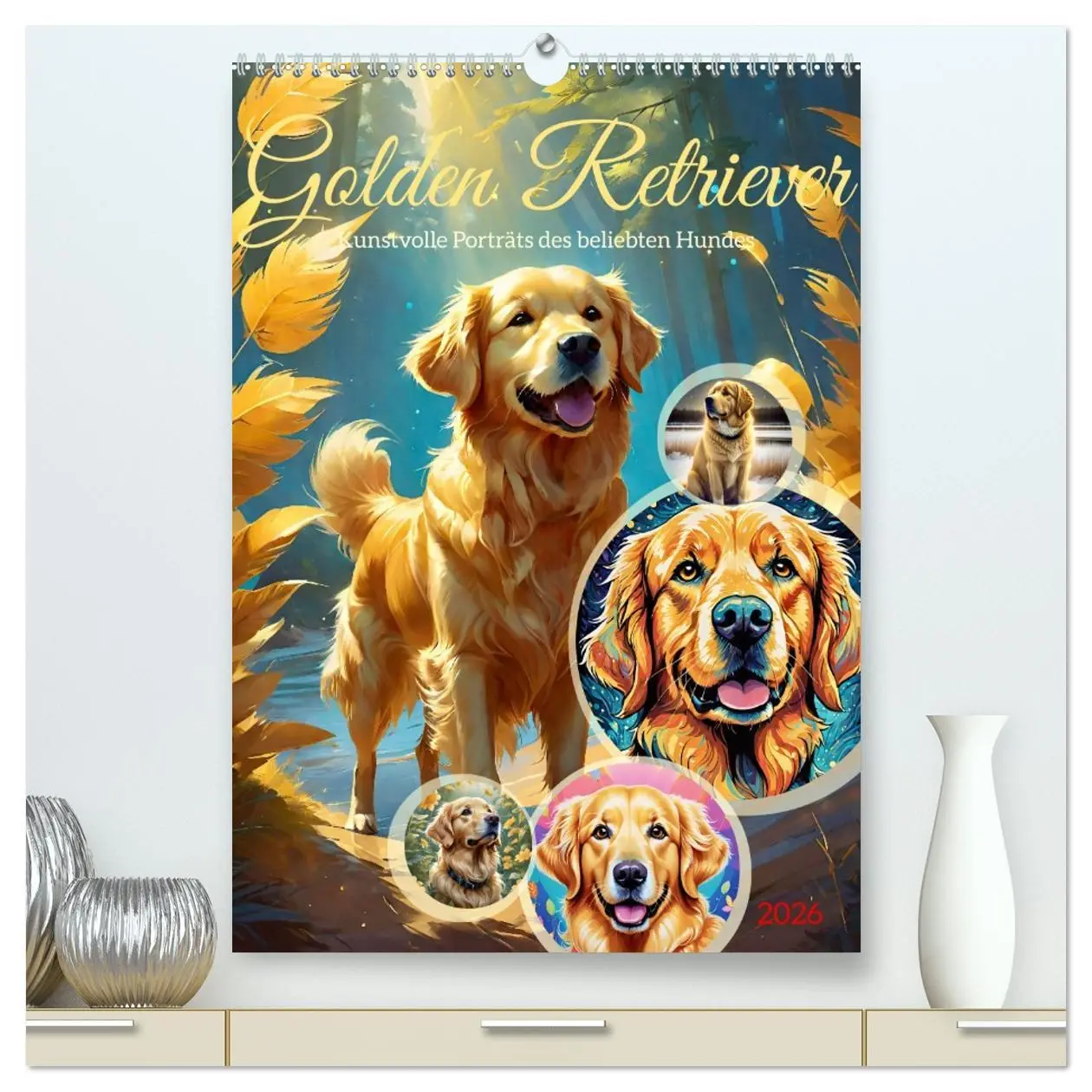 Cover: 9783516271706 | Golden Retriever. Kunstvolle Porträts des beliebten Hundes...