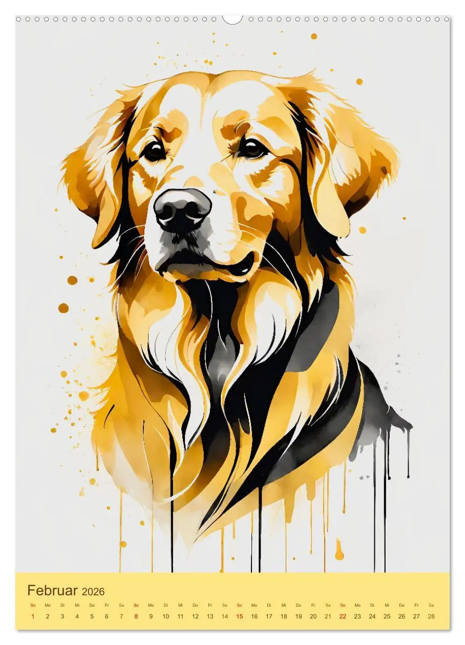 Bild: 9783516271706 | Golden Retriever. Kunstvolle Porträts des beliebten Hundes...