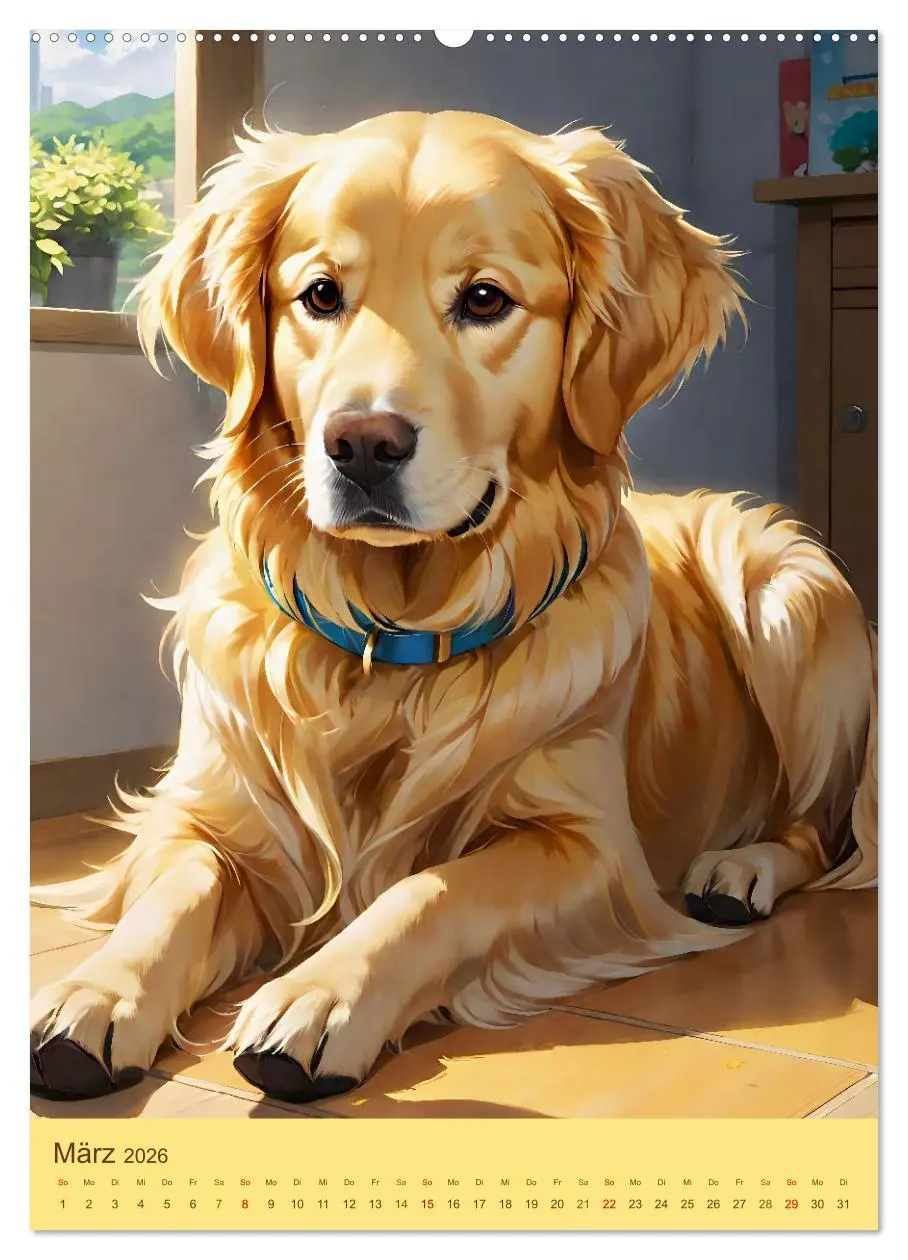 Bild: 9783516271706 | Golden Retriever. Kunstvolle Porträts des beliebten Hundes...