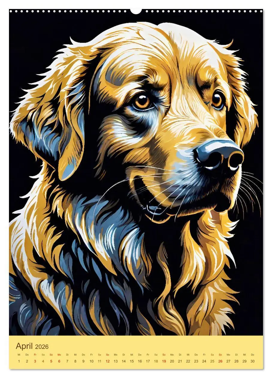 Bild: 9783516271706 | Golden Retriever. Kunstvolle Porträts des beliebten Hundes...