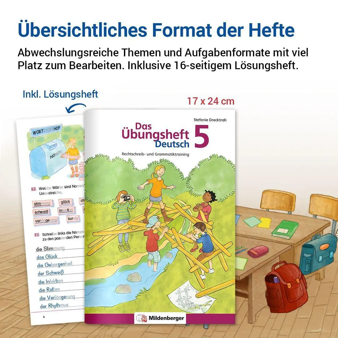 Bild: 9783619541706 | Das Übungsheft Deutsch 5 | Rechtschreib- und Grammatiktraining | 64 S.