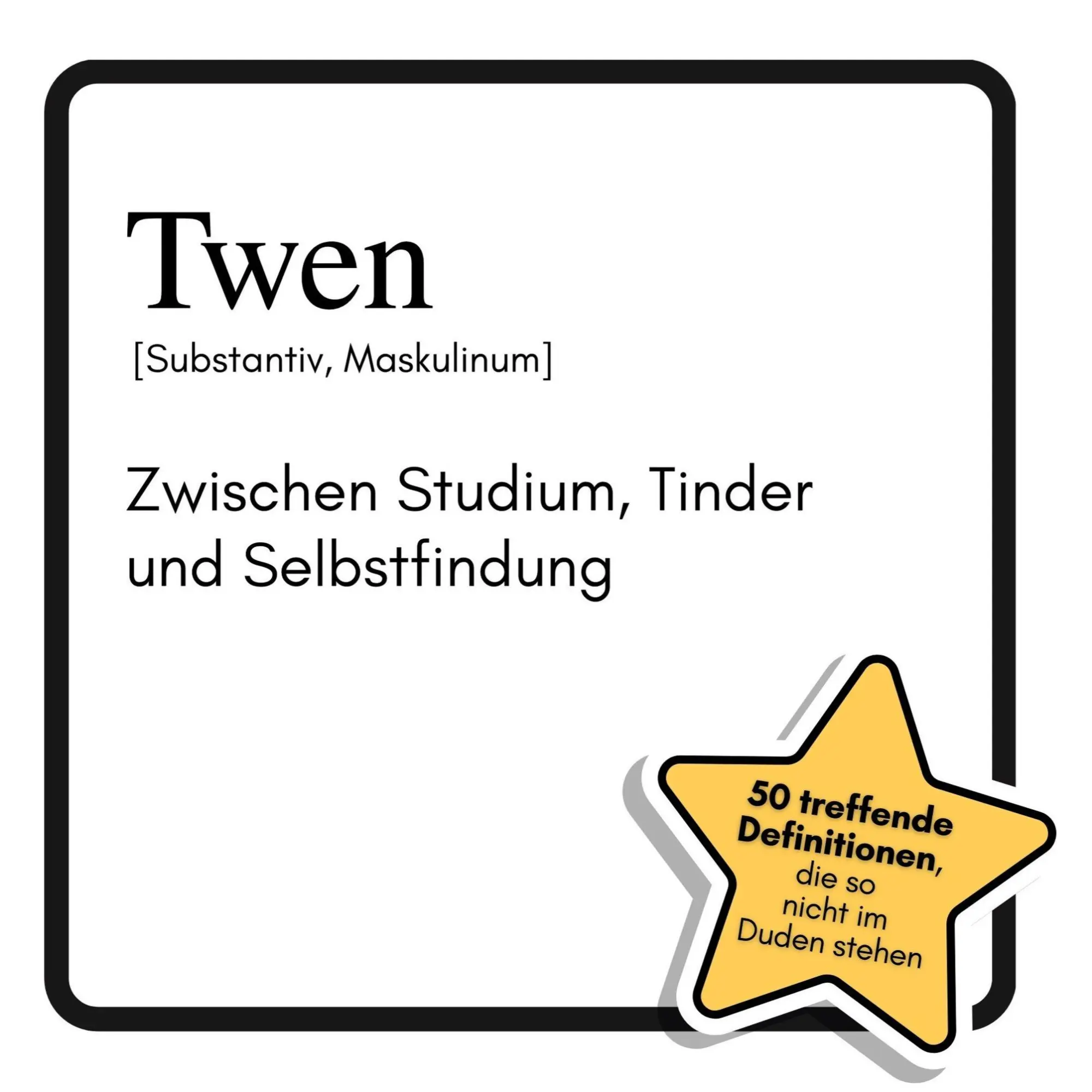 Cover: 9783695301706 | Twen | Zwischen Studium, Tinder und Selbstfindung | Finn Schäfer
