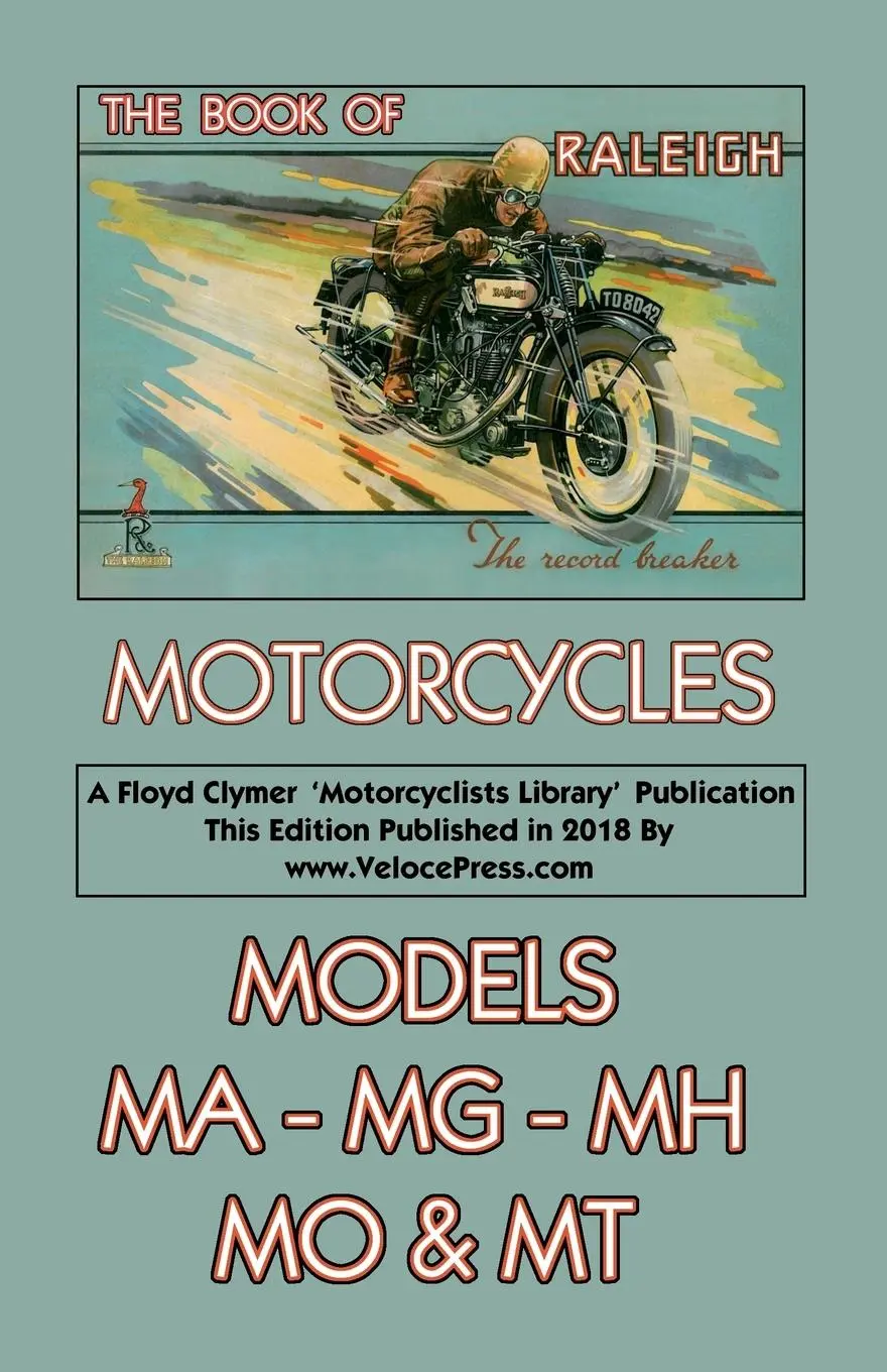 Cover: 9781588501806 | Book of Raleigh Motorcycles Models Ma, Mg, Mh, Mo &amp; MT | Mentor | Buch