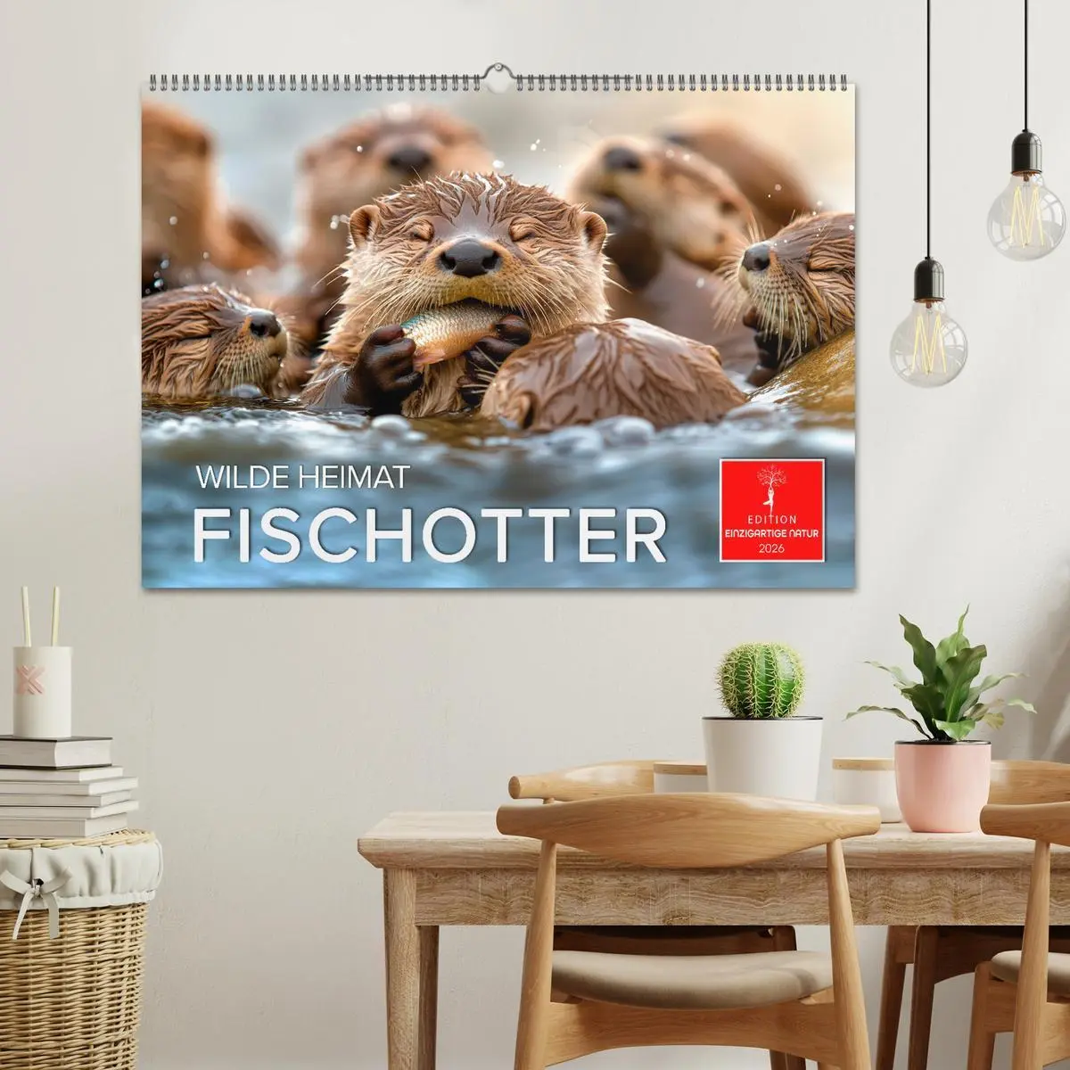 Bild: 9783457311806 | Wilde Heimat - Fischotter (Wandkalender 2026 DIN A2 quer), CALVENDO...