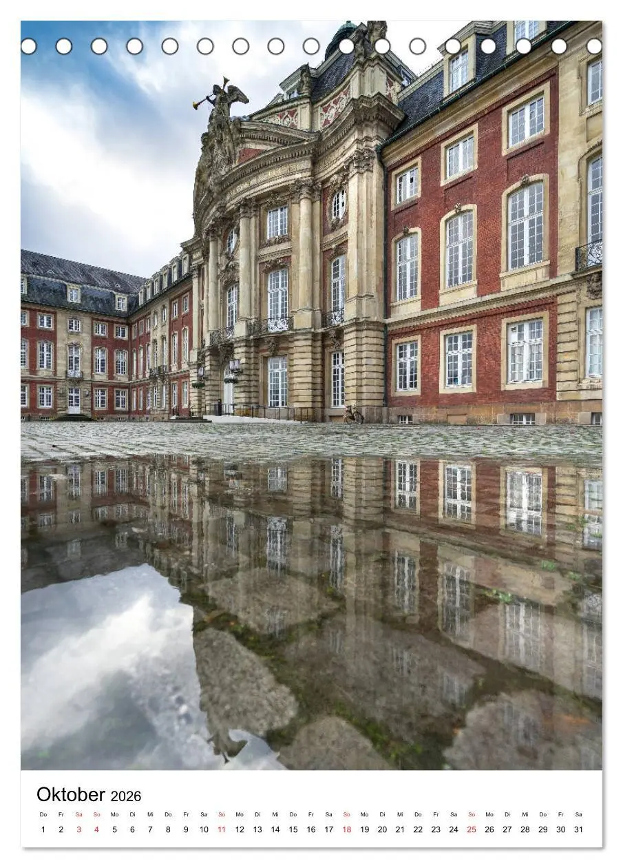 Bild: 9783516401806 | Münster - Spiegelwelten einer Stadt (Tischkalender 2026 DIN A5...