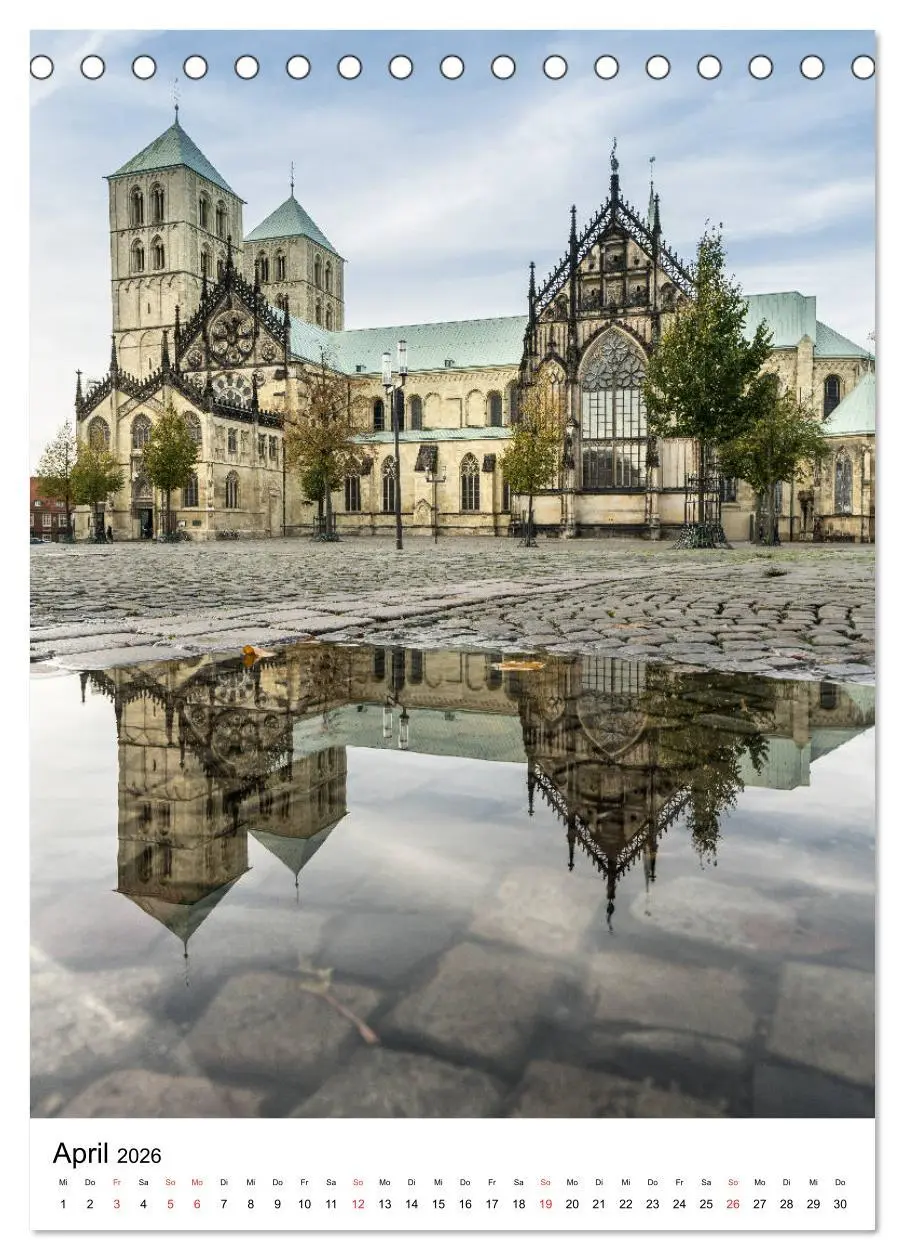 Bild: 9783516401806 | Münster - Spiegelwelten einer Stadt (Tischkalender 2026 DIN A5...