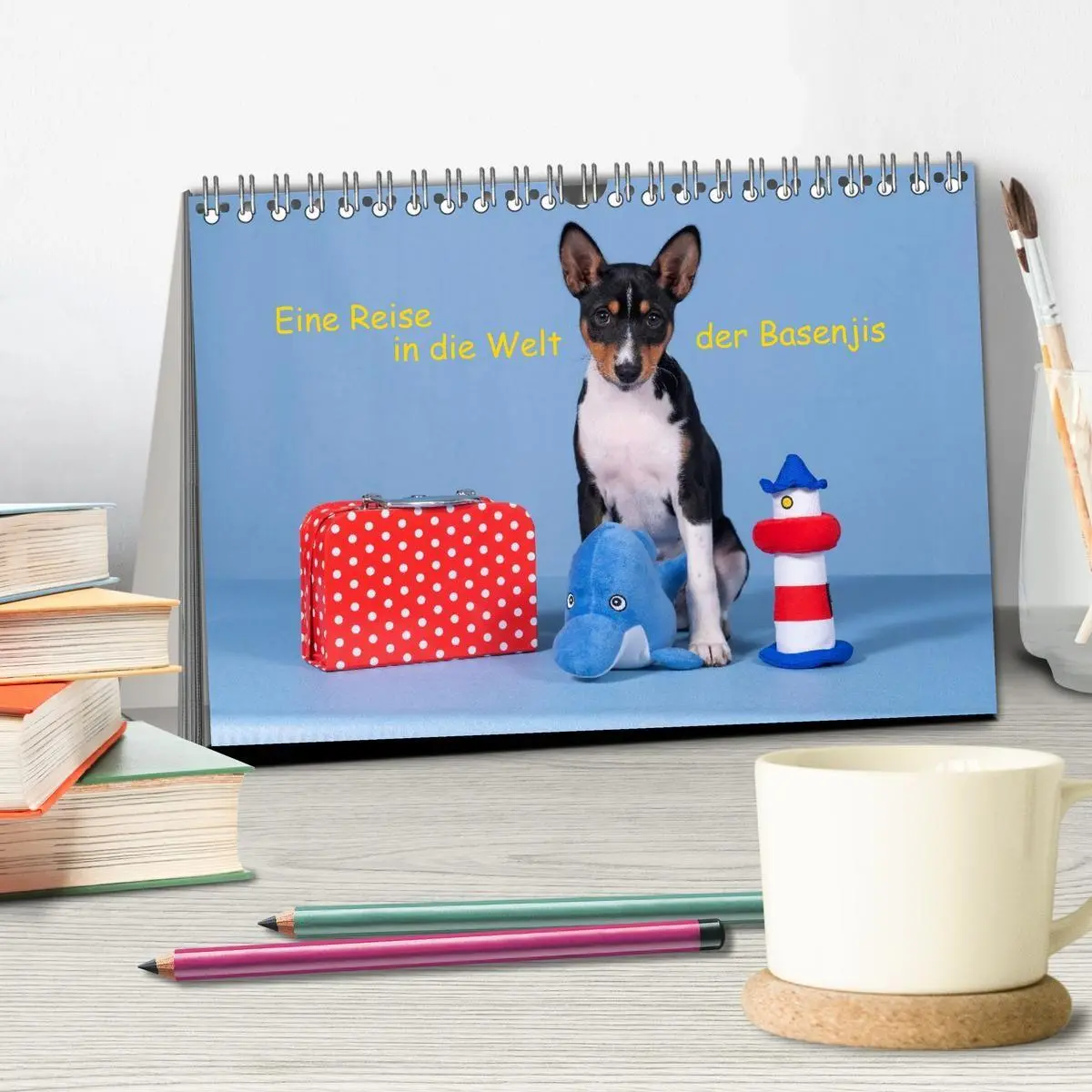 Bild: 9783516711806 | Eine Reise in die Welt der Basenjis (Tischkalender 2026 DIN A5...