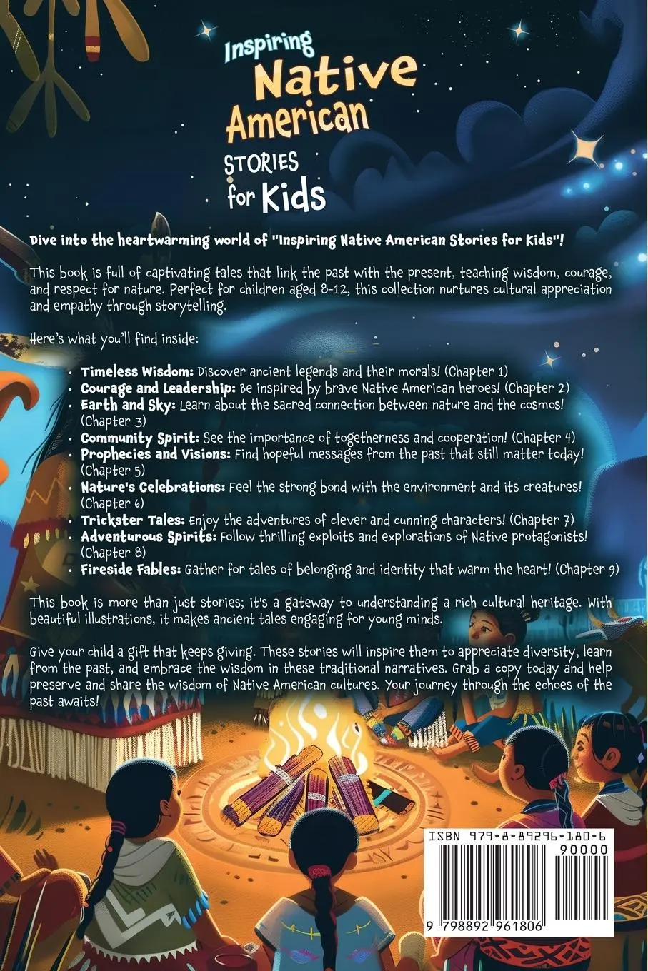 Rückseite: 9798892961806 | Inspiring Native American Stories for Kids | Ahoy Publications | Buch
