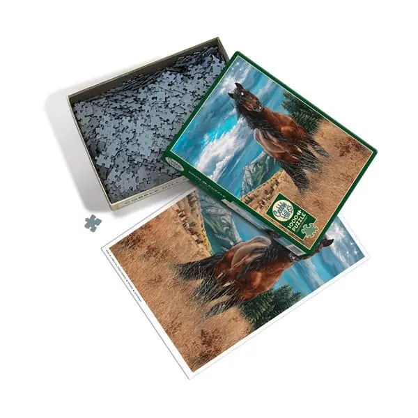 Bild: 625012401906 | Cobble Hill Wildpferd in Freiheit 1000 Teile | Spiel | In Spielebox
