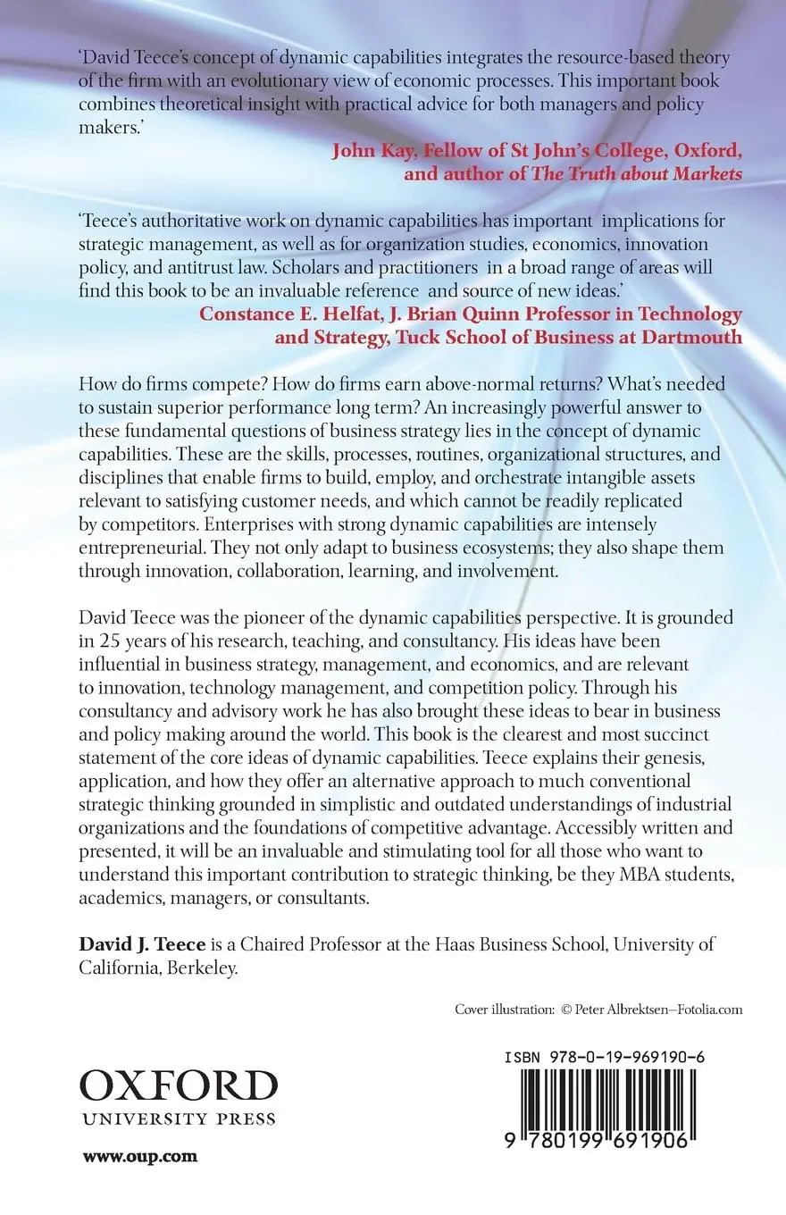 Rückseite: 9780199691906 | Dynamic Capabilities and Strategic Management | David J. Teece | Buch
