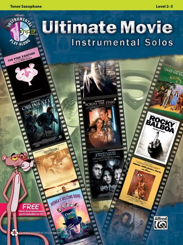 Cover: 9780739091906 | Ultimate Movie Instrumental Solos | Tenor Sax, Book &amp; CD | Galliford