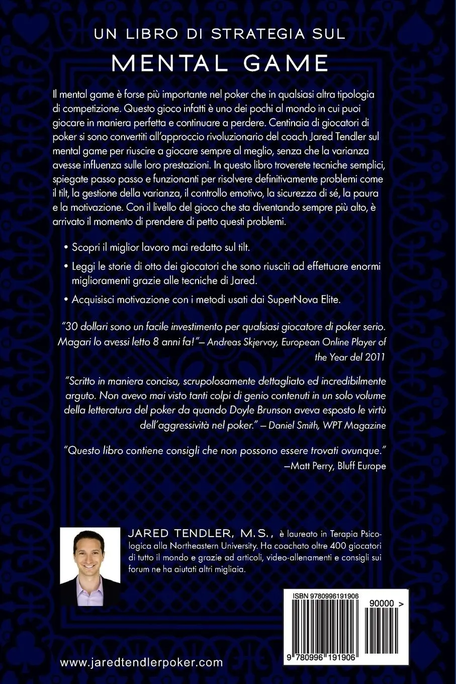 Rückseite: 9780996191906 | Il Mental Game Del Poker | Jared Tendler (u. a.) | Taschenbuch | 2015