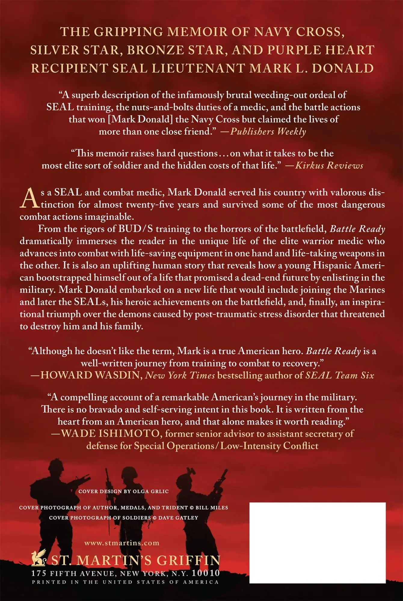 Rückseite: 9781250041906 | BATTLE READY | Mark L. Donald | Taschenbuch | Kartoniert / Broschiert