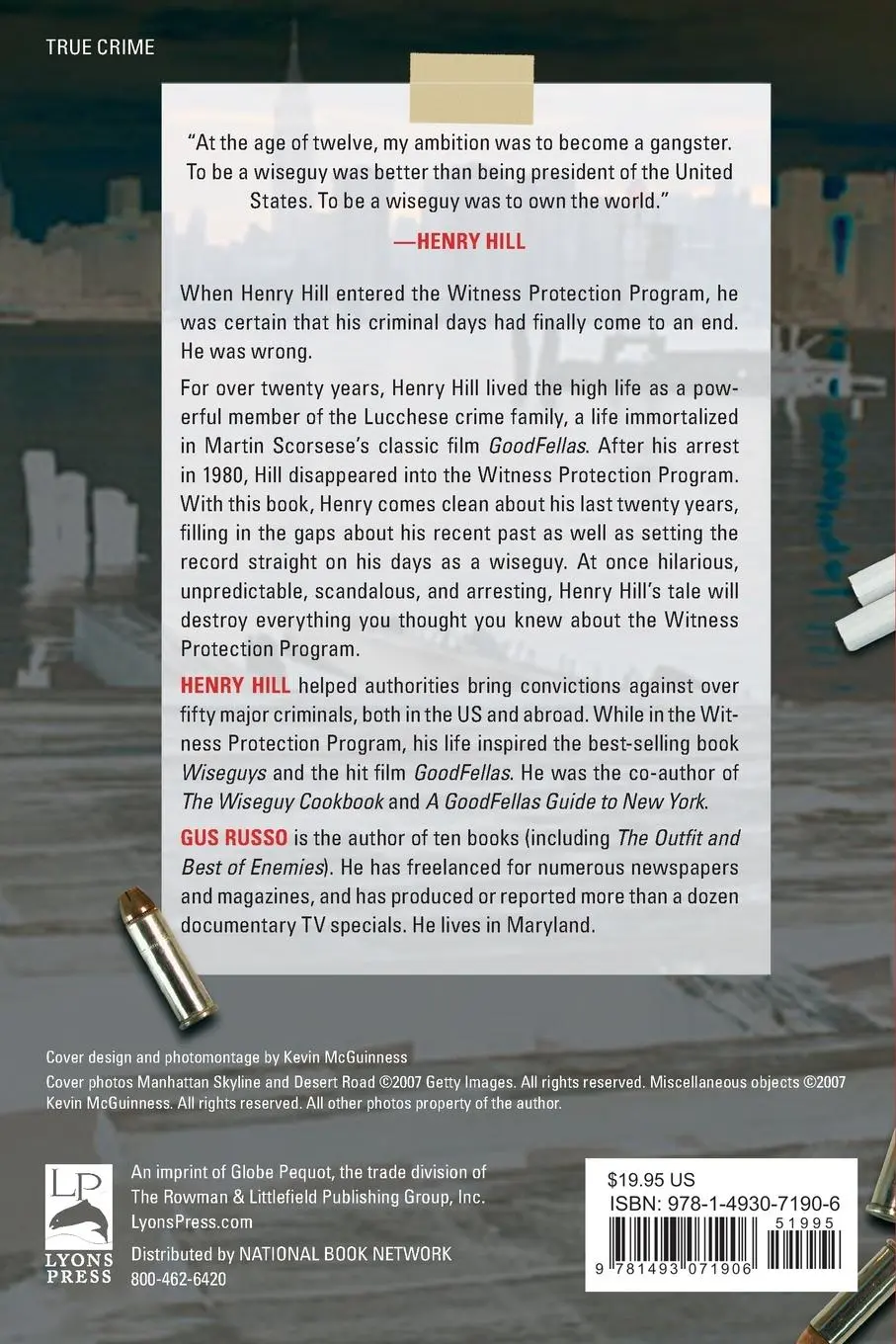 Rückseite: 9781493071906 | Gangsters and Goodfellas | Henry Hill | Taschenbuch | Englisch | 2023