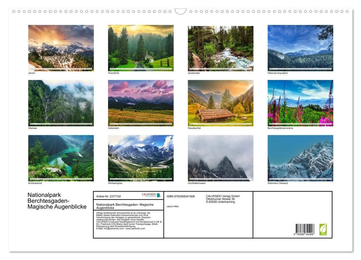 Bild: 9783569341906 | Nationalpark Berchtesgaden- Magische Augenblicke (Wandkalender 2027...