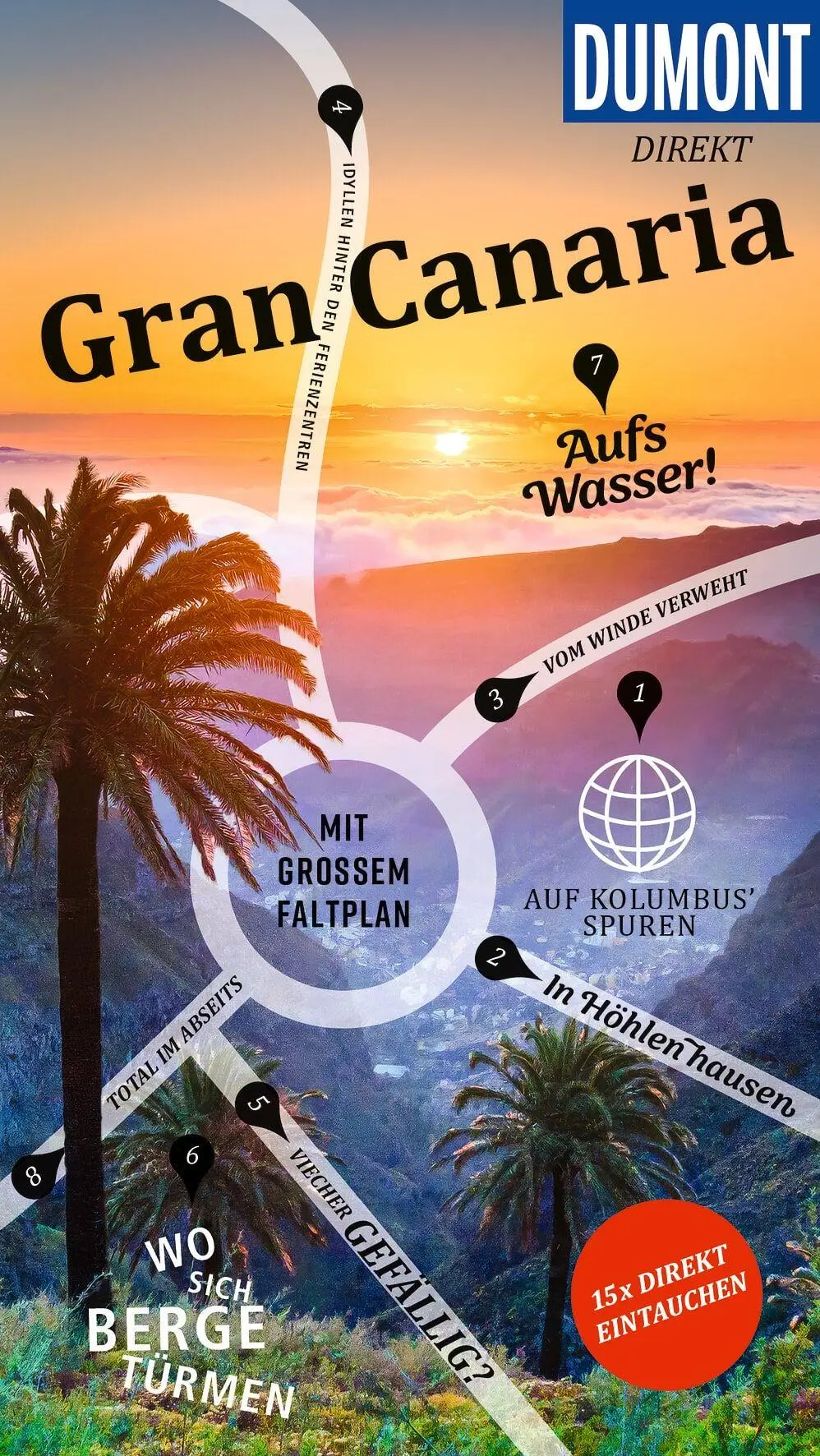 Cover: 9783616001906 | DUMONT direkt Reiseführer Gran Canaria | Mit großem Faltplan | Gawin