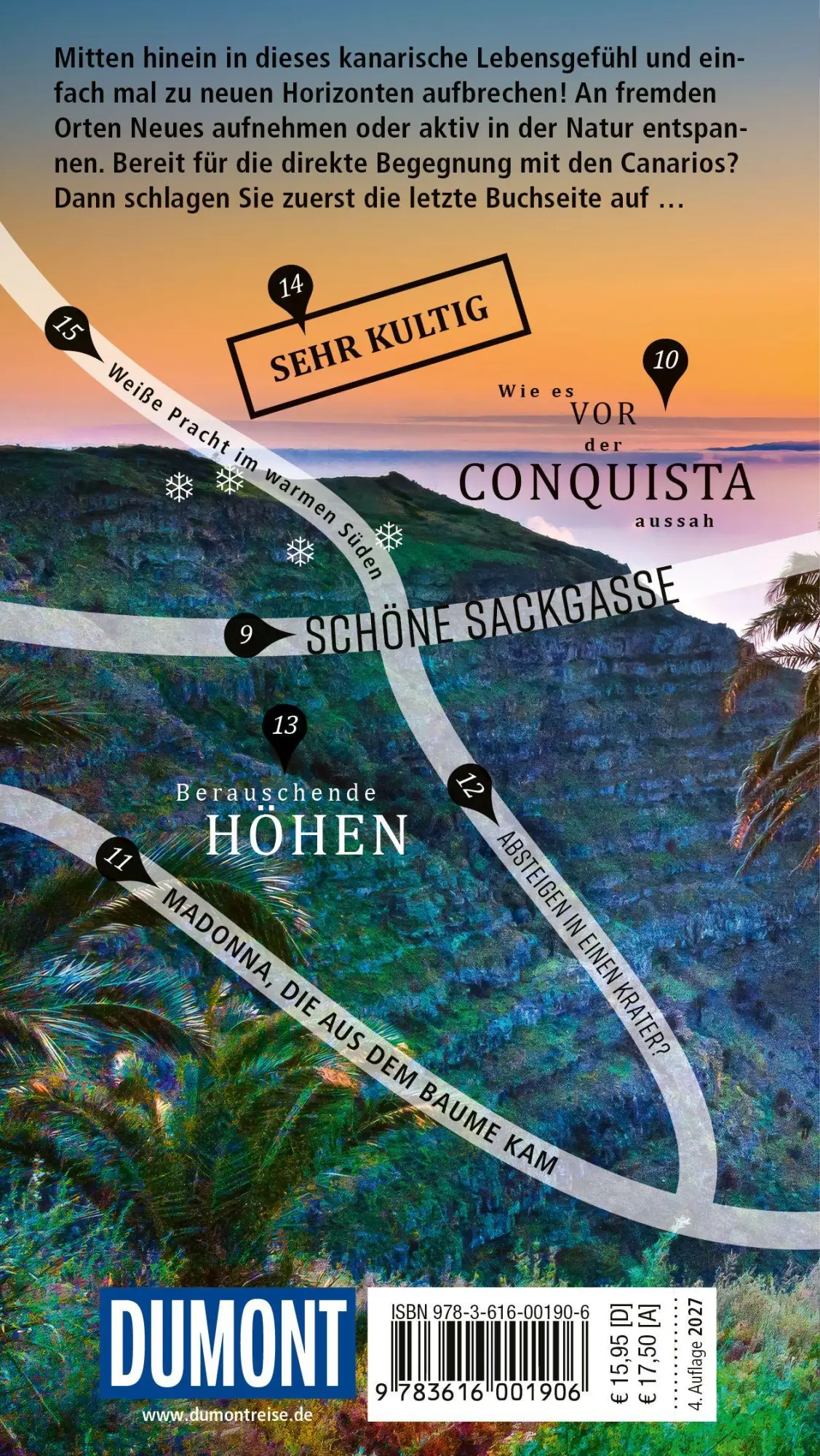 Rückseite: 9783616001906 | DUMONT direkt Reiseführer Gran Canaria | Mit großem Faltplan | Gawin