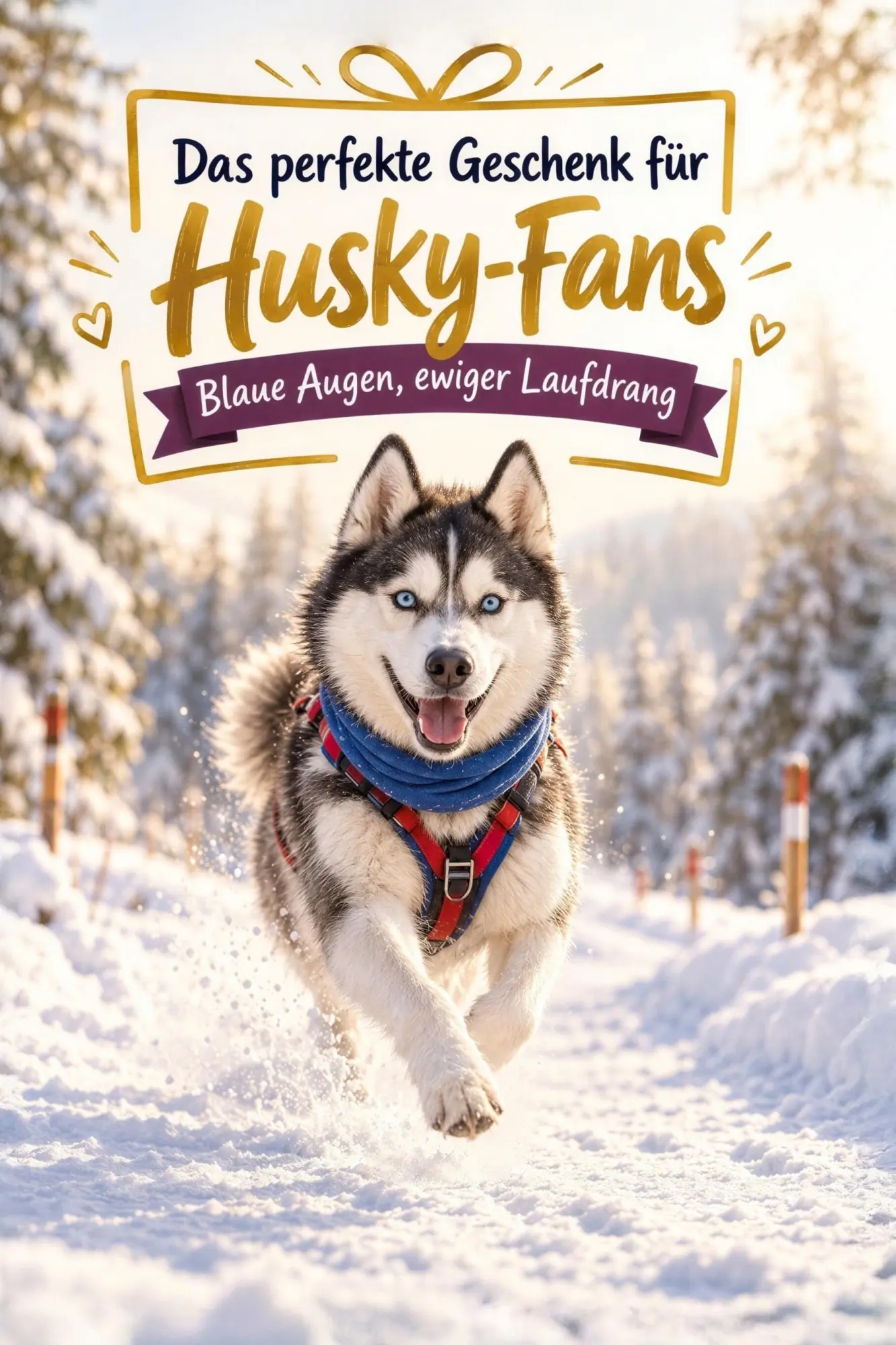 Cover: 9783696131906 | Das perfekte Geschenk für Husky-Fans | Blaue Augen, ewiger Laufdrang