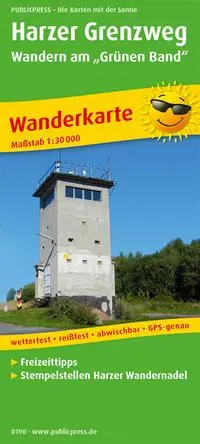 Cover: 9783747301906 | Harzer Grenzweg - Wandern am "Grünen Band" 1 : 30 000 | (Land-)Karte