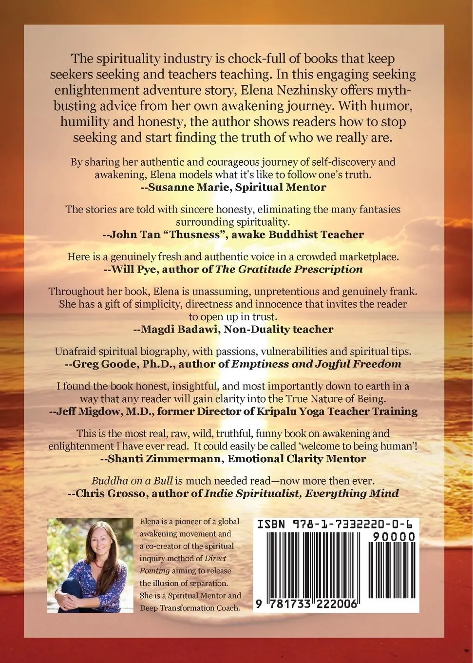 Rückseite: 9781733222006 | Buddha on a Bull | A Practical Approach to Enlightenment | Nezhinsky