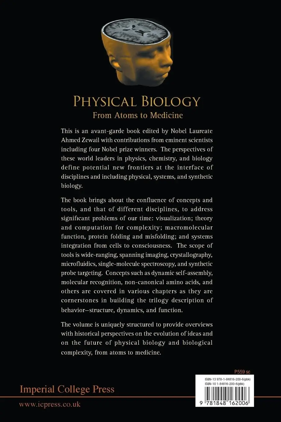 Rückseite: 9781848162006 | PHYSICAL BIOLOGY | Ahmed Zewail | Taschenbuch | Englisch | 2008 | ICP