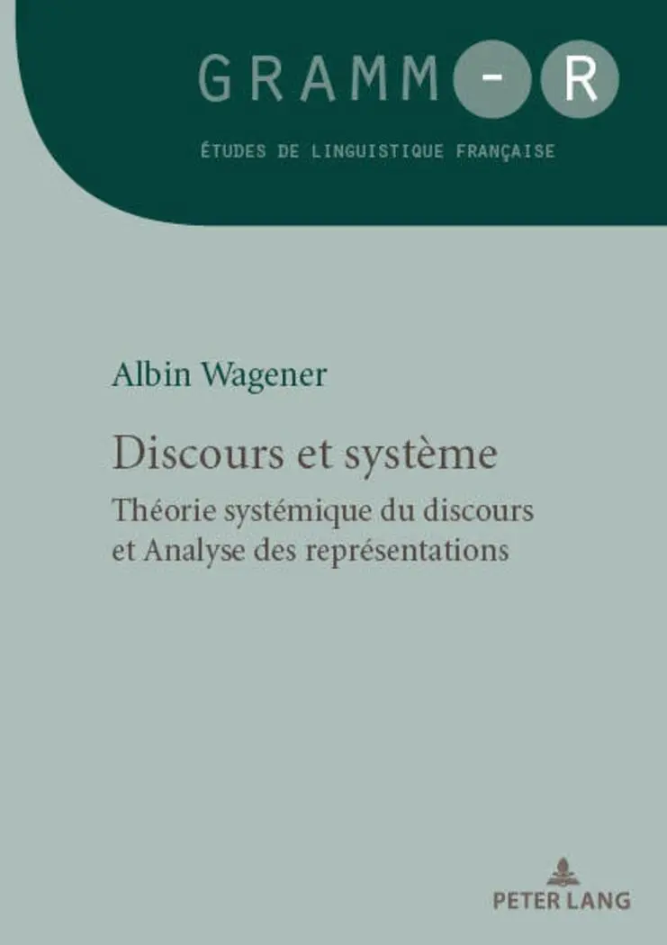 Cover: 9782807612006 | Discours et système | Albin Wagener | Taschenbuch | 300 S. | 2019