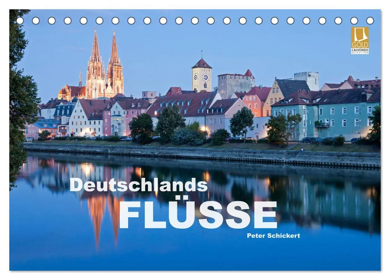 Cover: 9783457812006 | Deutschlands Flüsse (Tischkalender 2026 DIN A5 quer), CALVENDO...
