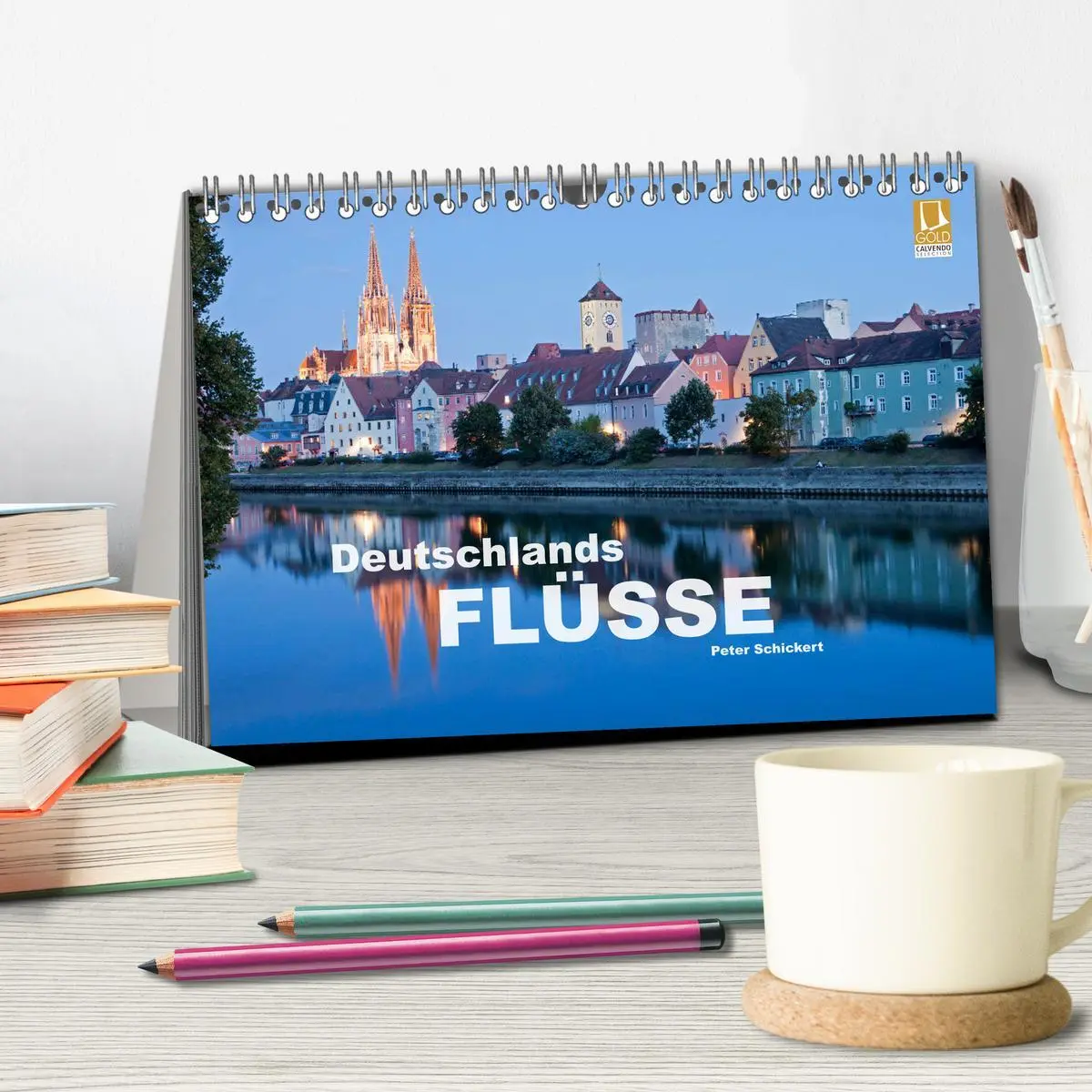 Bild: 9783457812006 | Deutschlands Flüsse (Tischkalender 2026 DIN A5 quer), CALVENDO...