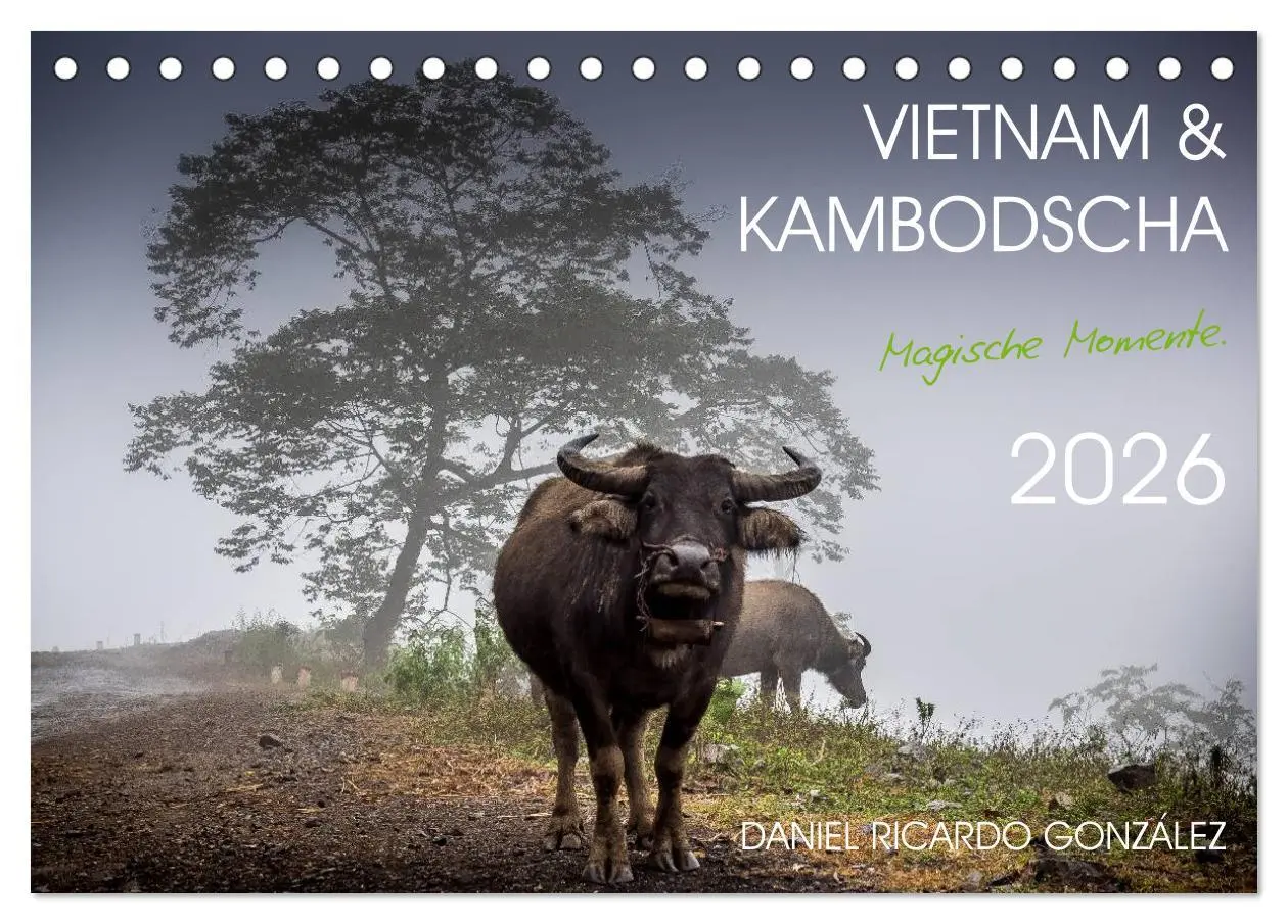 Cover: 9783457982006 | Vietnam und Kambodscha - Magische Momente. (Tischkalender 2026 DIN...
