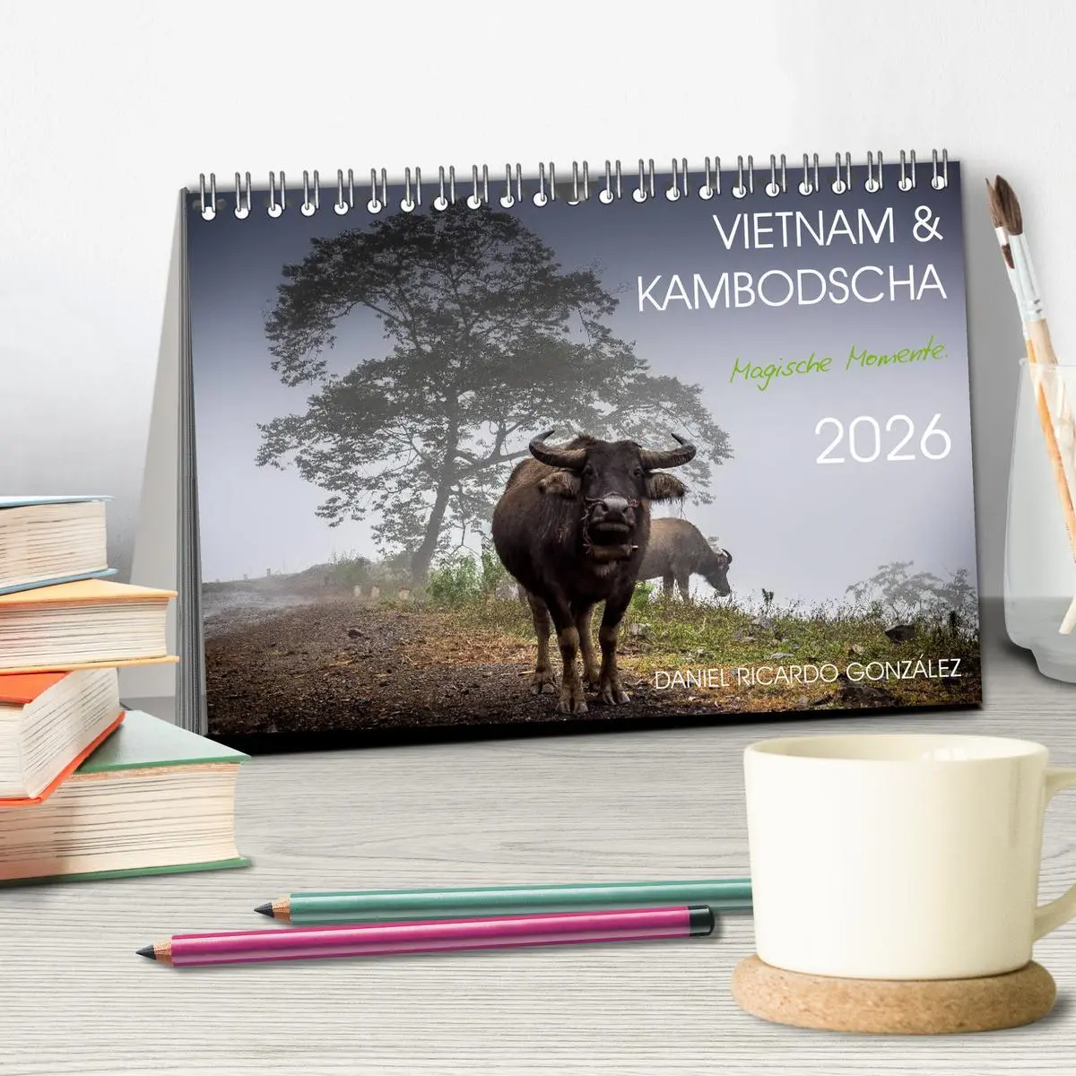 Bild: 9783457982006 | Vietnam und Kambodscha - Magische Momente. (Tischkalender 2026 DIN...