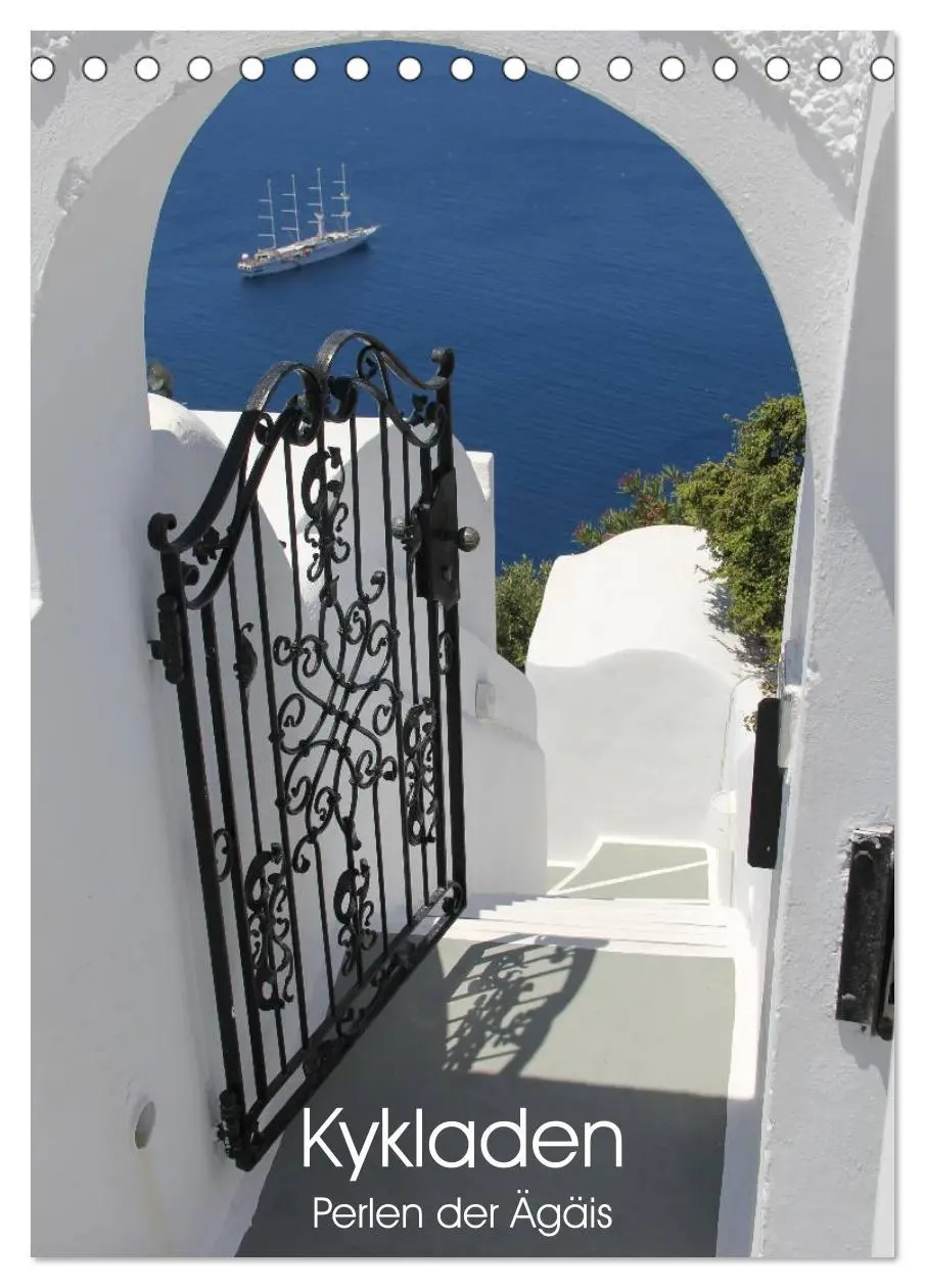 Cover: 9783516452006 | Kykladen, Perlen der Ägäis (Tischkalender 2026 DIN A5 hoch),...