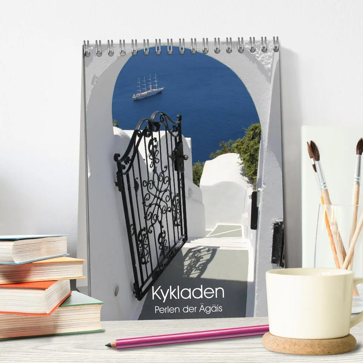 Bild: 9783516452006 | Kykladen, Perlen der Ägäis (Tischkalender 2026 DIN A5 hoch),...