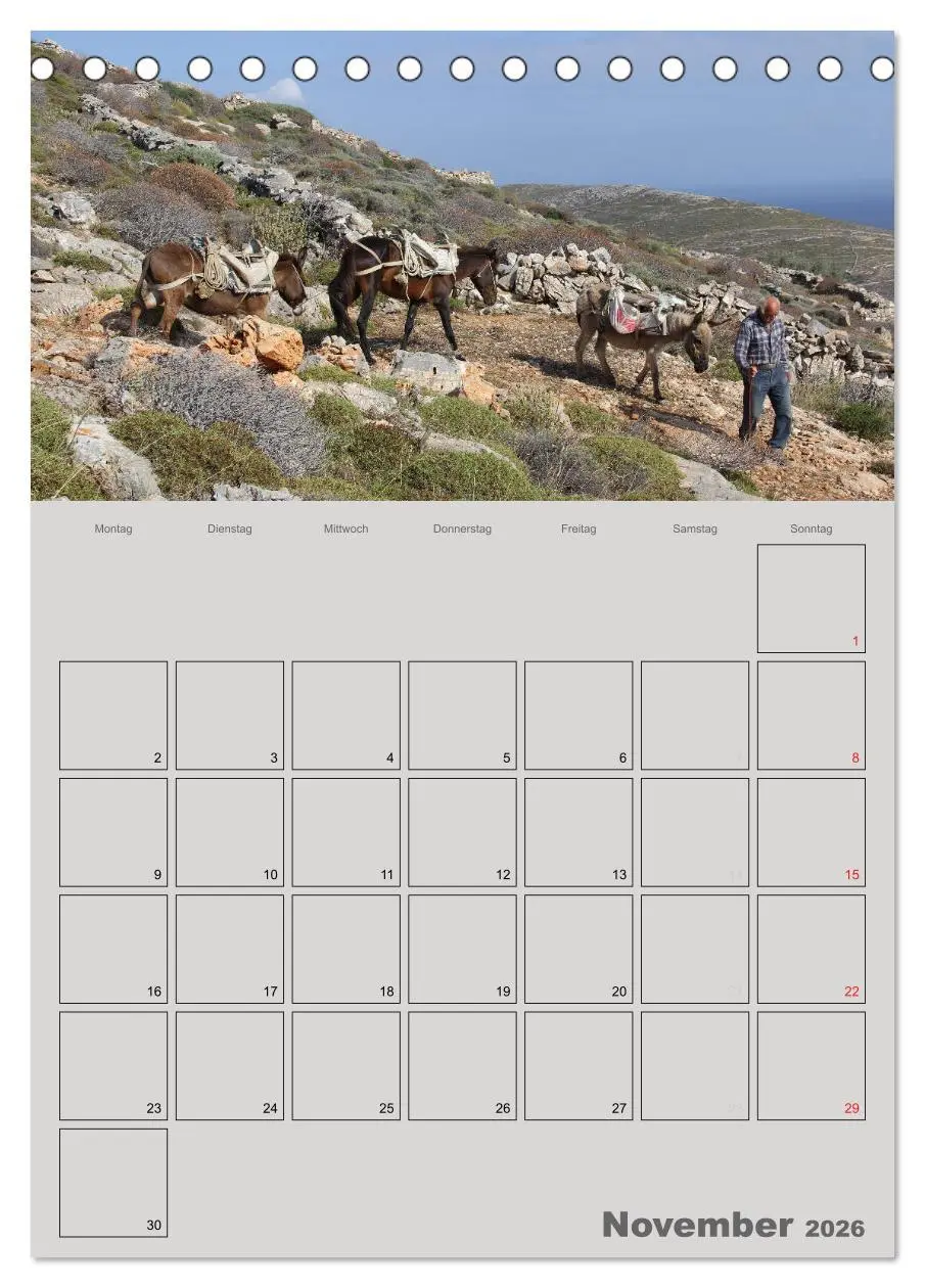Bild: 9783516452006 | Kykladen, Perlen der Ägäis (Tischkalender 2026 DIN A5 hoch),...