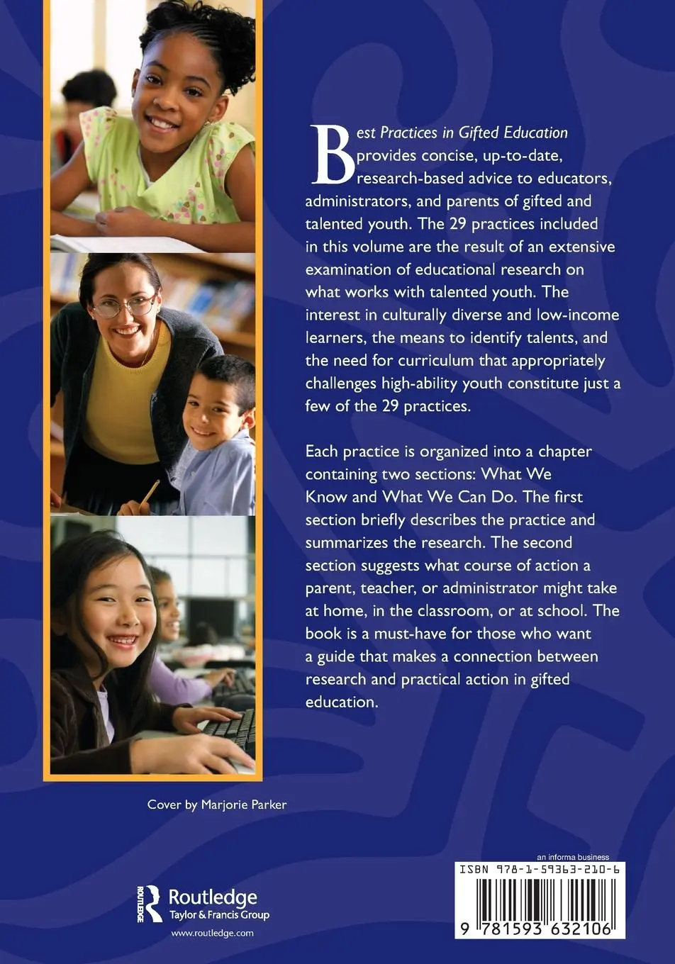Rückseite: 9781593632106 | Best Practices in Gifted Education | An Evidence-Based Guide | Buch
