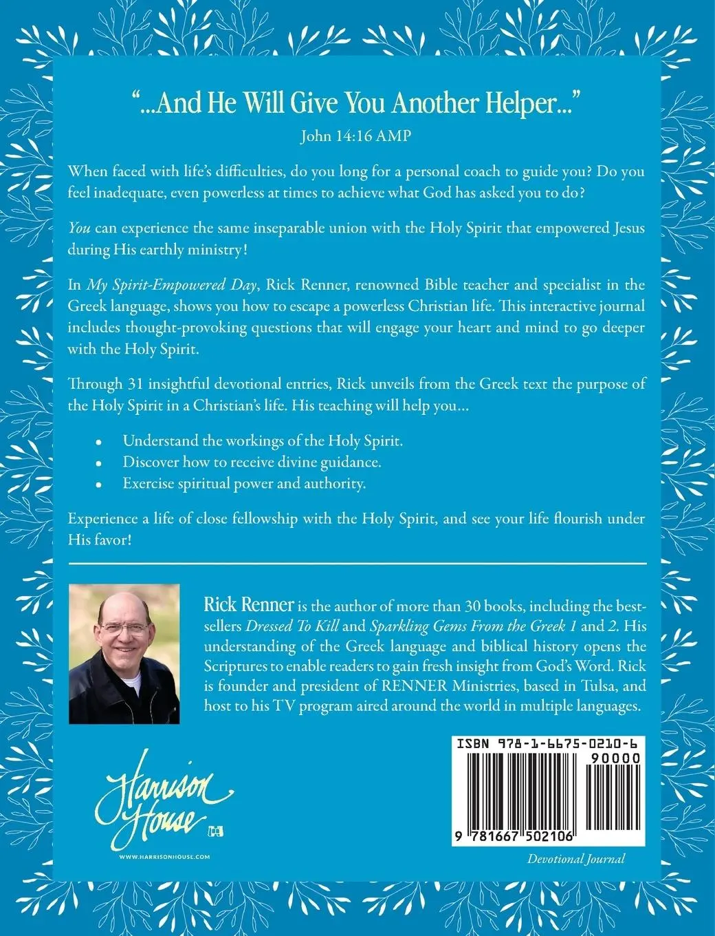 Rückseite: 9781667502106 | My Spirit-Empowered Day | Rick Renner | Taschenbuch | Englisch | 2024