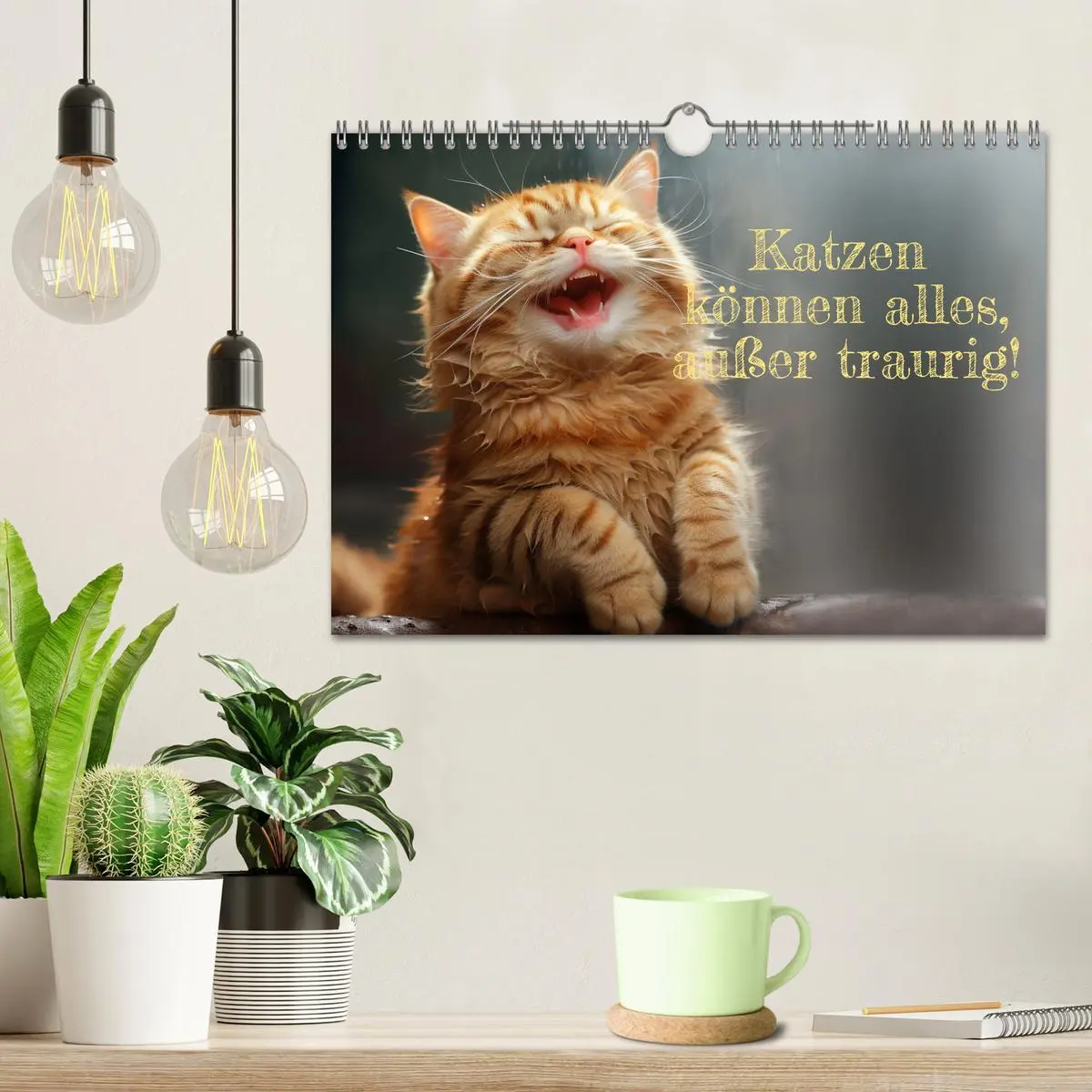 Bild: 9783457352106 | Katzen können alles, außer traurig. (Wandkalender 2026 DIN A4...