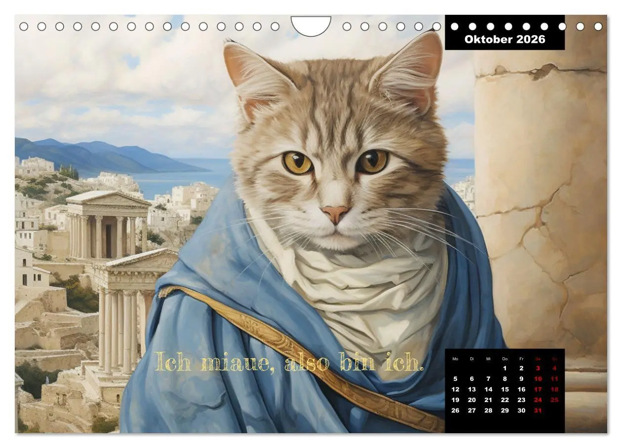 Bild: 9783457352106 | Katzen können alles, außer traurig. (Wandkalender 2026 DIN A4...