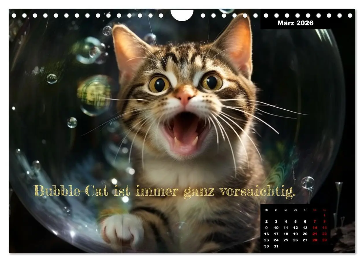 Bild: 9783457352106 | Katzen können alles, außer traurig. (Wandkalender 2026 DIN A4...