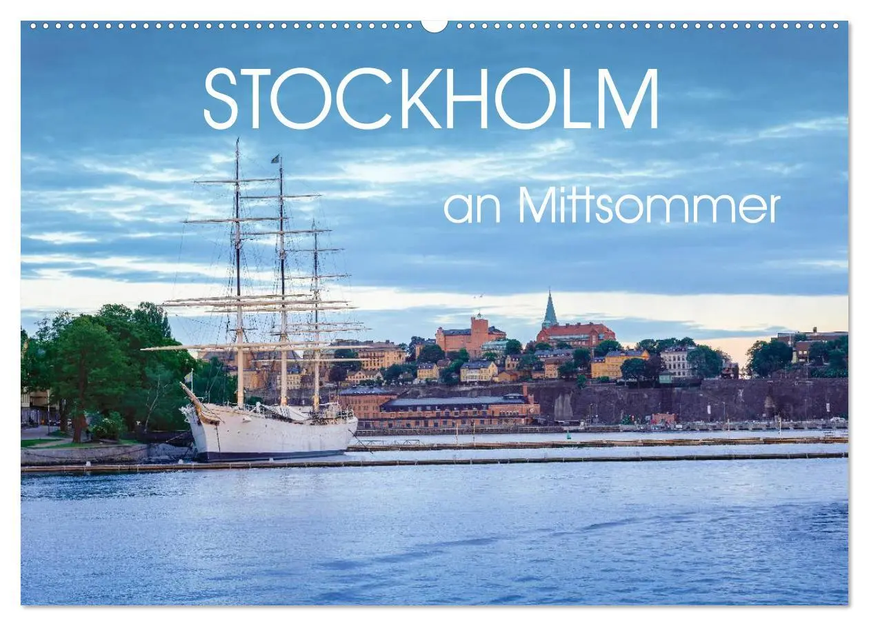 Cover: 9783457972106 | Stockholm an Mittsommer (Wandkalender 2026 DIN A2 quer), CALVENDO...