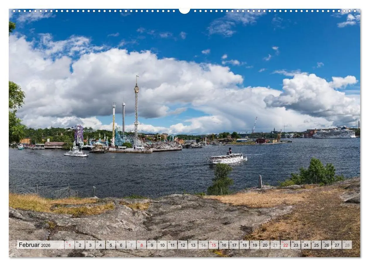 Bild: 9783457972106 | Stockholm an Mittsommer (Wandkalender 2026 DIN A2 quer), CALVENDO...