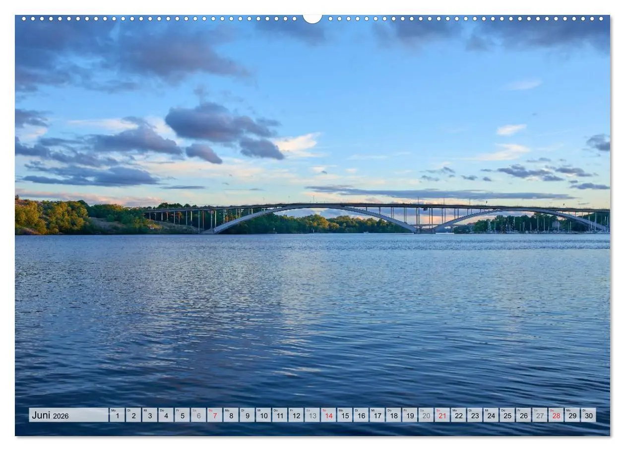 Bild: 9783457972106 | Stockholm an Mittsommer (Wandkalender 2026 DIN A2 quer), CALVENDO...