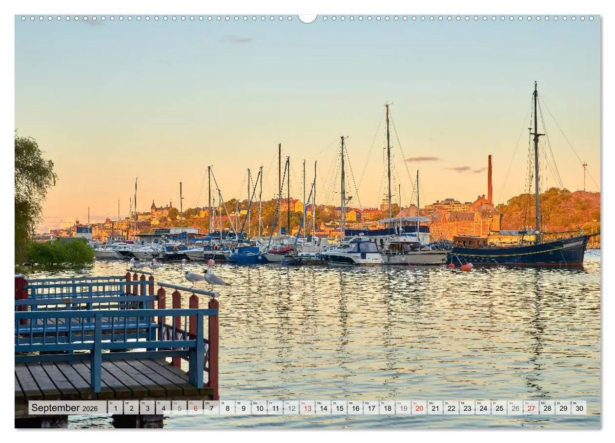 Bild: 9783457972106 | Stockholm an Mittsommer (Wandkalender 2026 DIN A2 quer), CALVENDO...