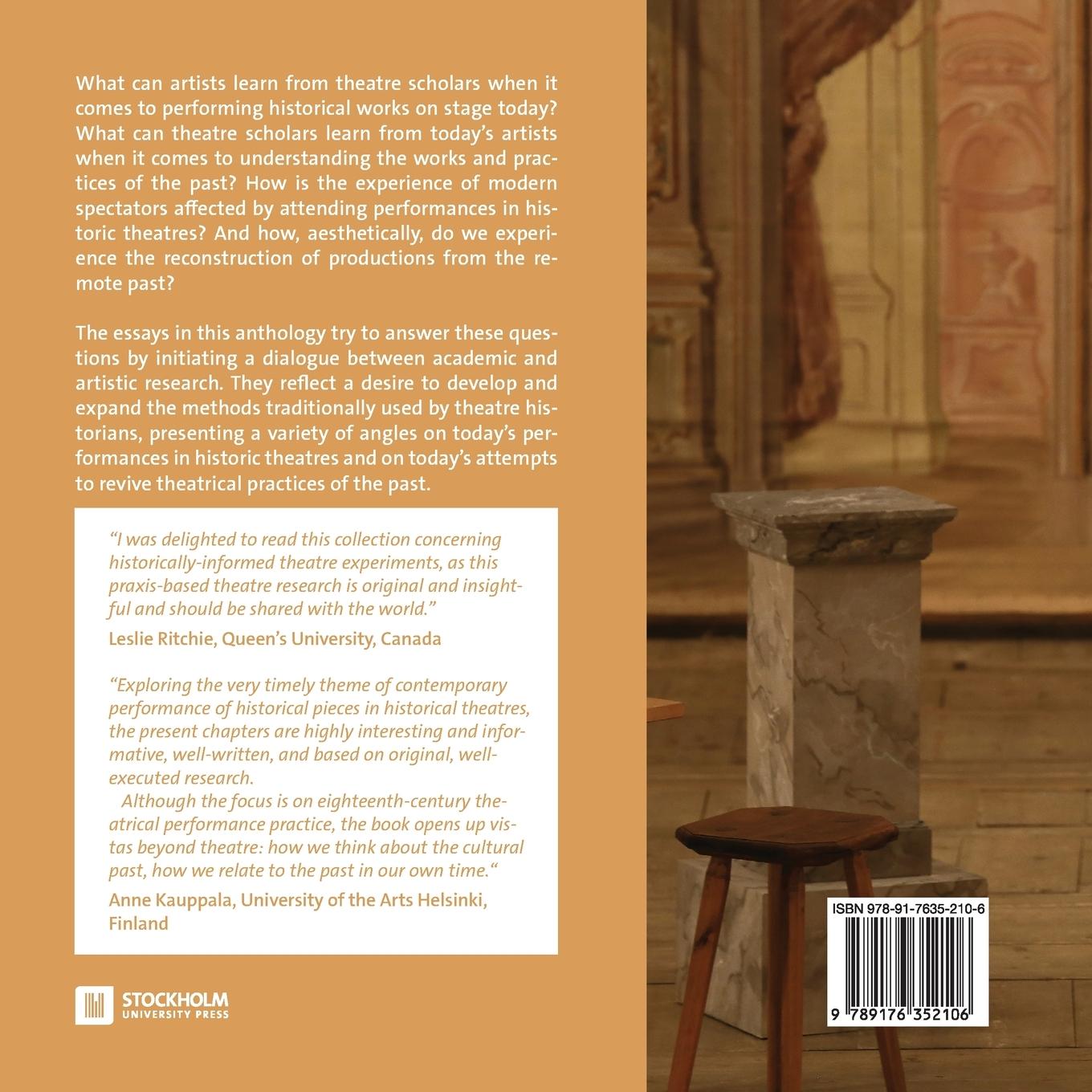 Rückseite: 9789176352106 | Performing the Eighteenth Century | Magnus Tessing Schneider (u. a.)